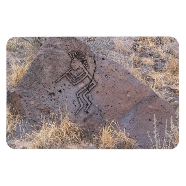 Íman Petroglyph do jogador de flauta (Horizontal)