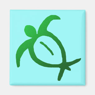 Íman Petroglyph havaiano de Honu - ímã