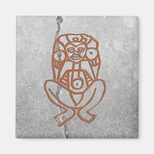 Íman Petroglyph porto-riquenho da deusa - personalizado
