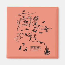 Íman Petroglyphs at Atlatl Rock at Valley of Fire State