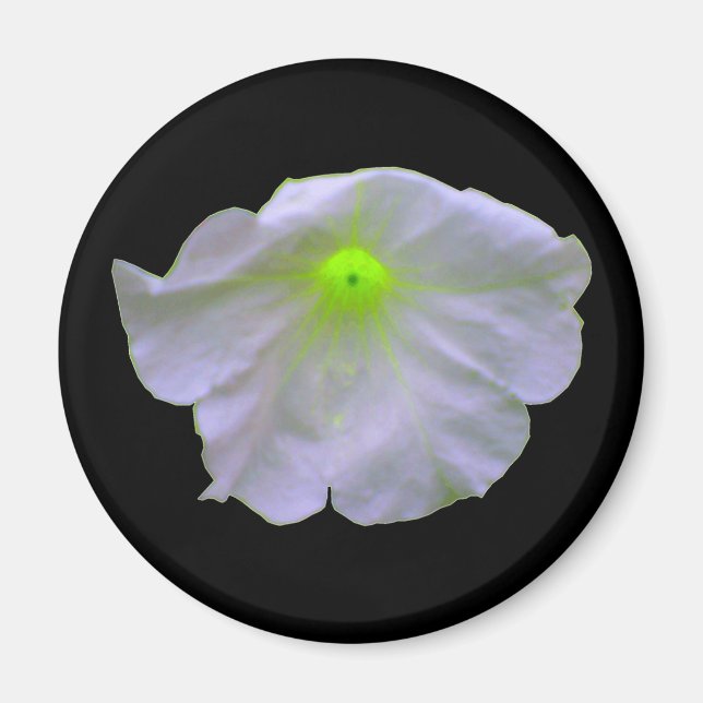 Íman Petunia Green Glow Magnet (Frente)