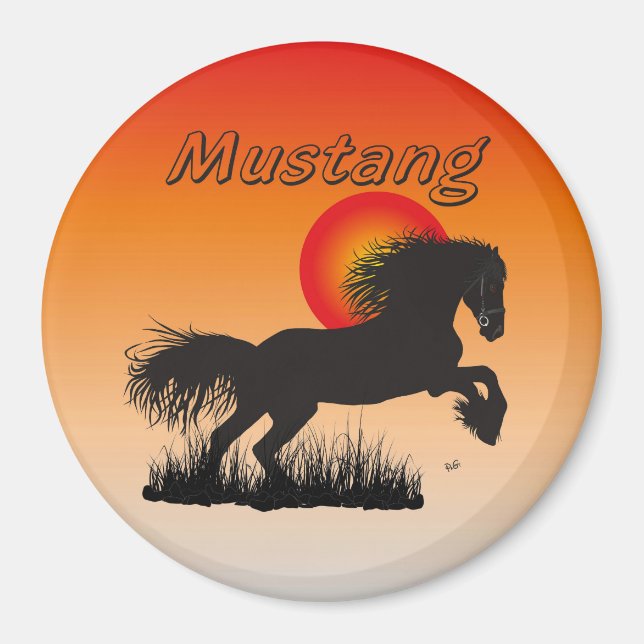 Íman Pferd - Mustang Magnet (Frente)