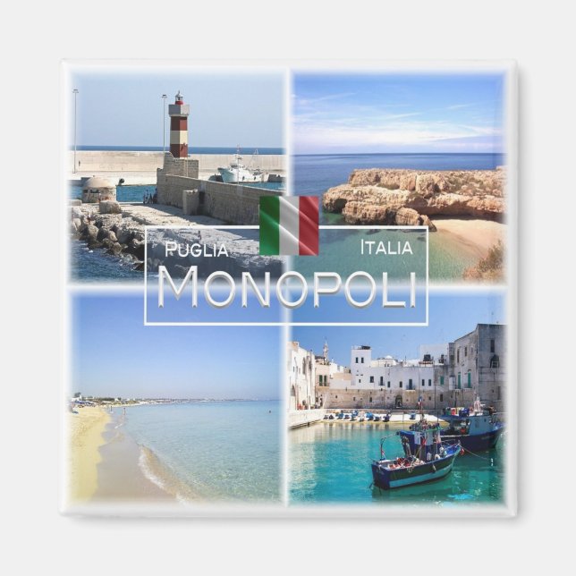Íman PGL019 MONOPOLI - Apúlia - Itaia - Fecho (Frente)