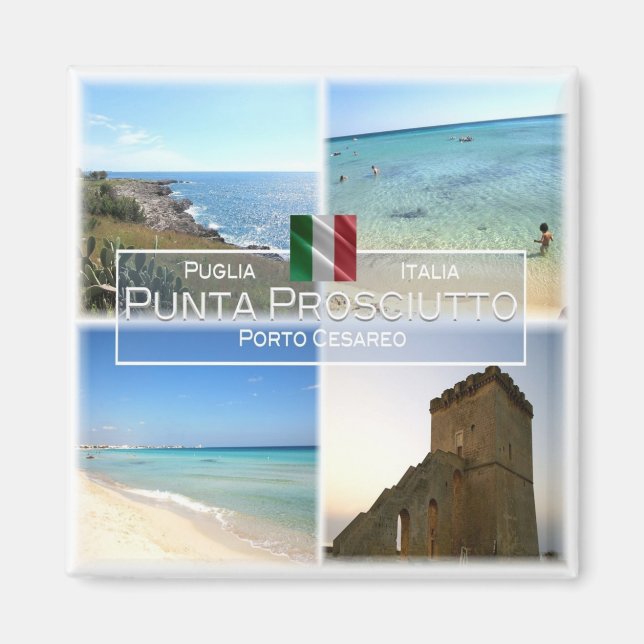 Íman PGL021 PUNTA PROSCIUTTO, Apúlia, Fecho (Frente)