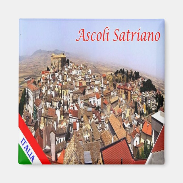 Íman PGL040 ASCOLI SATRIANO, Apúlia, Itália, frigorífic (Frente)