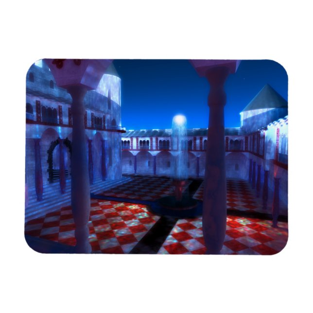 Íman Phantastes: Courtyard of the Palace Magnet (Horizontal)