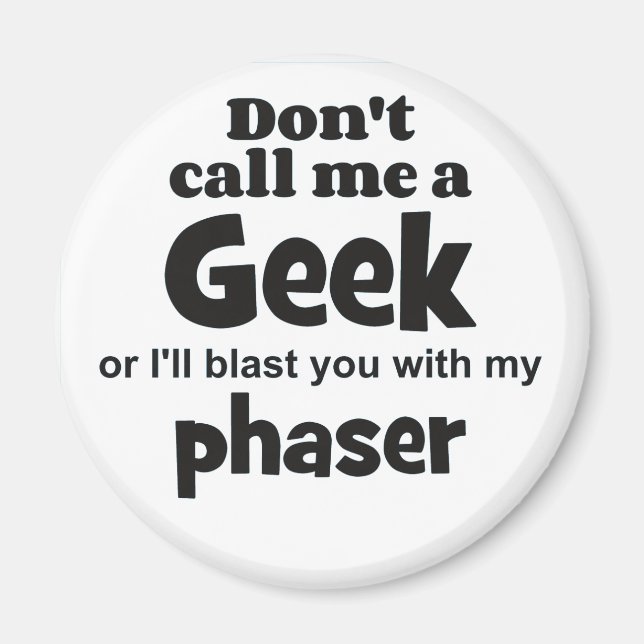 Íman phaser do geek bf (Frente)