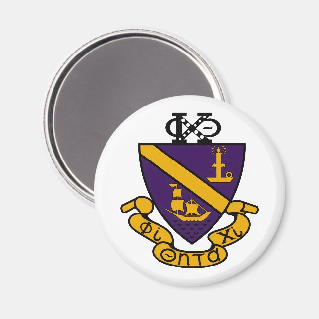 Íman Phi Chi Theta | Crista de Cores (Front/Back)