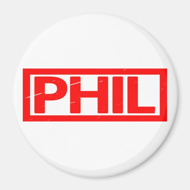 Íman Phil Stamp (Frente)