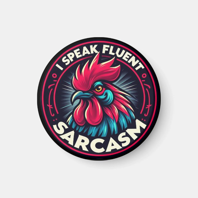 Íman "Phil the Witty Rooster" Magnet (Frente)