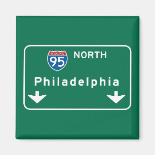 Íman Philadelphia, PA Road Sign