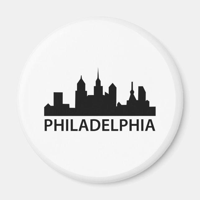 Íman Philadelphia Skyline (Frente)