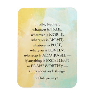 Íman Philippians 4:8 O que quer que seja verdade,