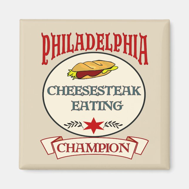 Íman Philly Cheese Steak Champ (Frente)