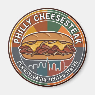 Íman Philly Cheesesteak (Filadélfia) Pensilvânia