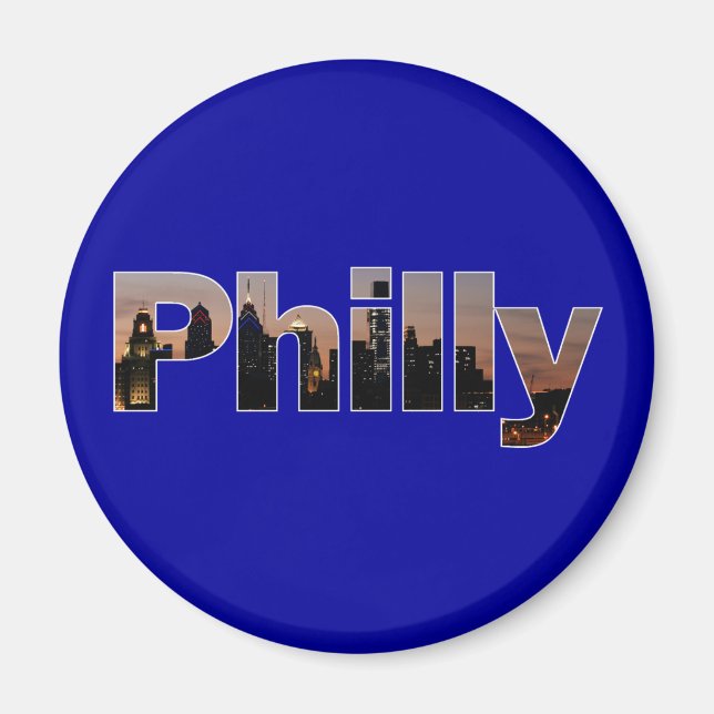 Íman Philly Letters Magnet (Frente)