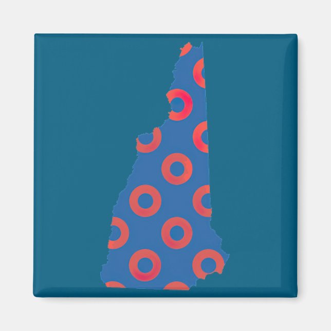 Íman Phish Fishman Donut New Hampshire Ecavator Boy Don (Frente)