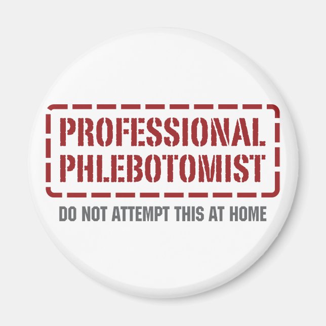 Íman Phlebotomist Profissional (Frente)