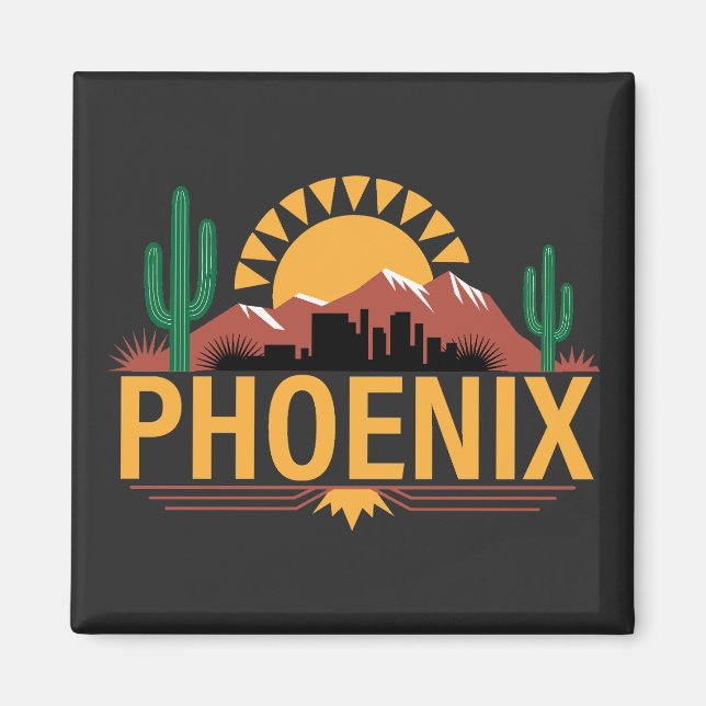 Íman Phoenix Arizona (Frente)