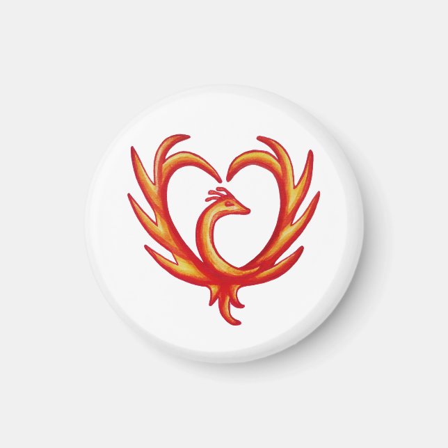 Íman Phoenix Heart (Frente)