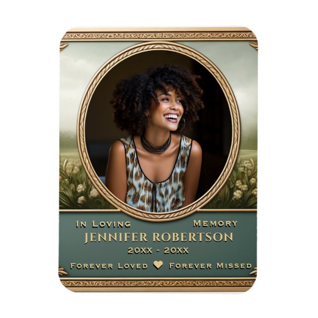 Íman Photo Memorial (Vertical)