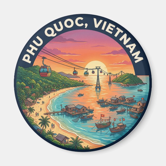 Íman Phu Quoc Vietnã (Frente)