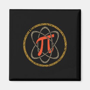 Íman Pi Atom - Presente Do Pi Day E Do Pon Math