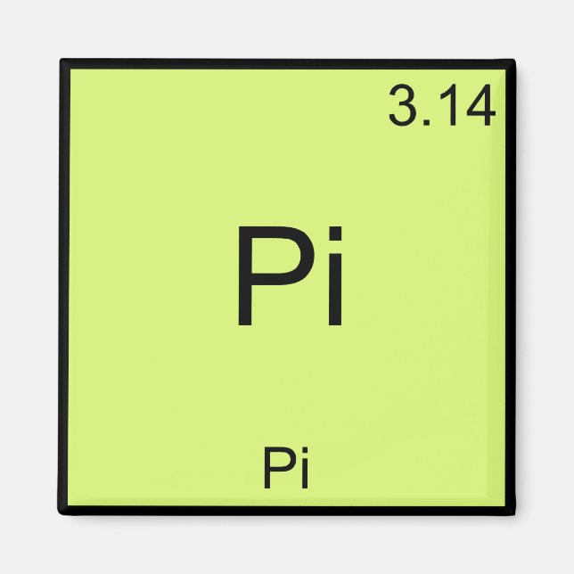 Íman Pi - Camiseta engraçada de matemática e química Pi (Frente)