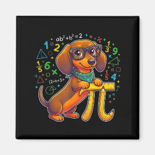 Íman Pi Dachshund Matemática Pi Matemática Pi Dia Simbó