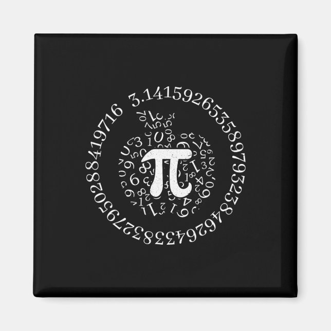 Íman Pi Day Apple Graphic Cute Engraçado Matemática Sob (Frente)