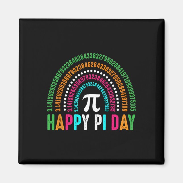 Íman Pi Day Celebração Ciência da Matemática Engraçado  (Frente)