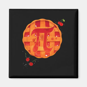 Íman Pi Day Cherry Pie Math Professor Engraçado Ação de