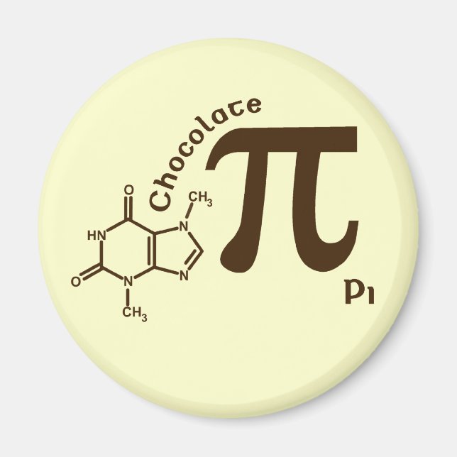 Íman Pi Day Chocolate Pi (Frente)