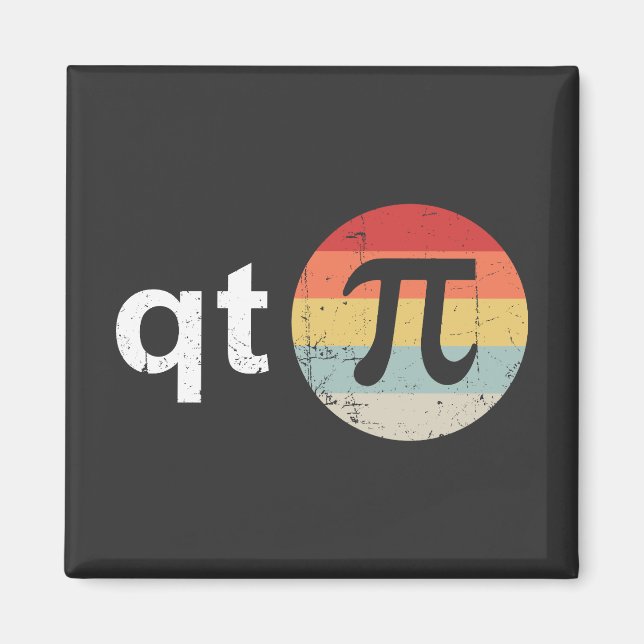 Íman Pi Day Cutie Pi Feliz (Frente)
