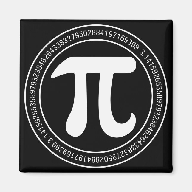 Íman Pi Day Math (Frente)