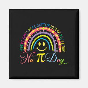 Íman Pi Day Math Number Rainbow Happy Pi Day Divertimen