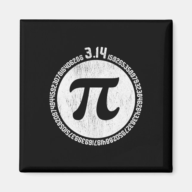 Íman Pi Day Para Professores De Matemática (Frente)