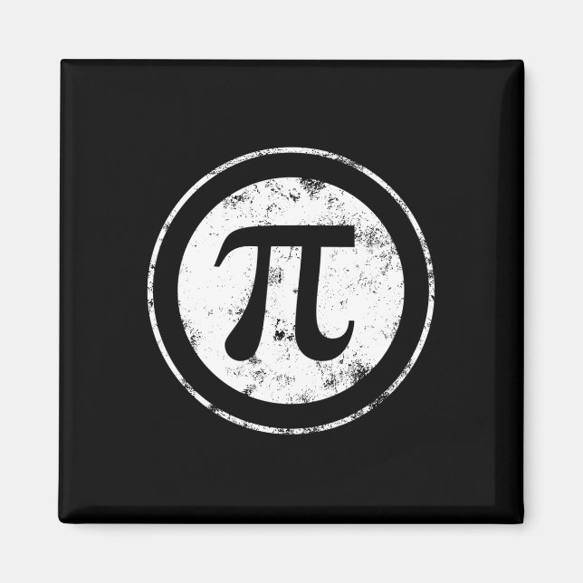 Íman Pi Day Pi Math (Frente)