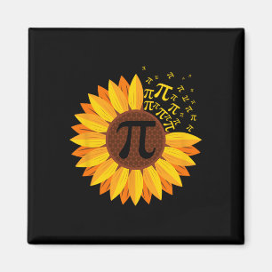 Íman Pi Day Sunflower Pi Number Símbolo Math Themed Sci