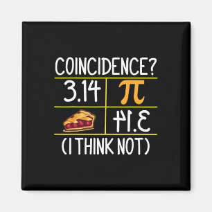 Íman Pi Equals Coincidências De Pie Acho Que Não É Mate