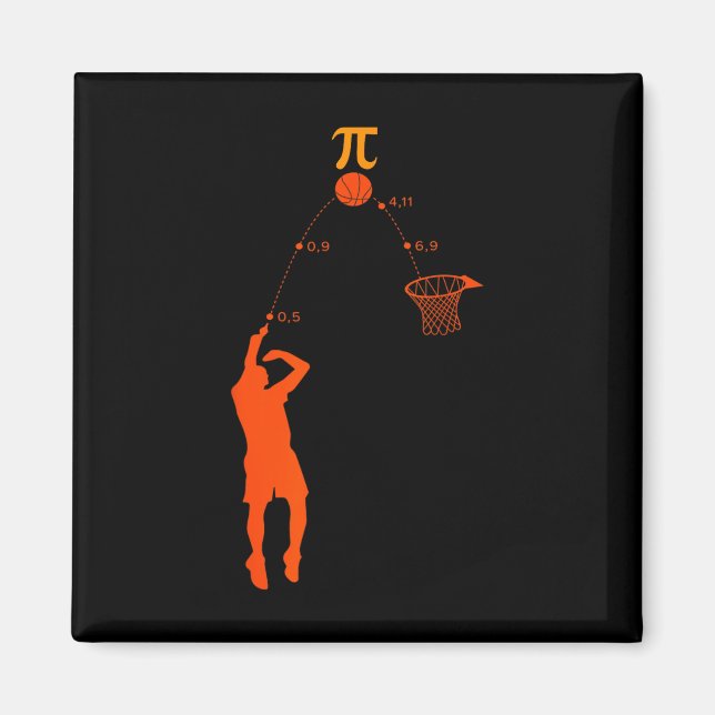 Íman Pi Funny Math Teacher Bysketll Pie Day (Frente)