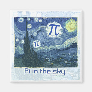 Íman Pi nas ideias do presente do céu