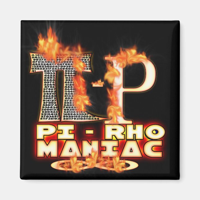 Íman Pi - Rho MANIAC - LETRAS GREGAS AROMATIZADAS (PYRO (Frente)