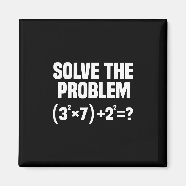 Íman Piada 67 Meme Matemática Seis Sete Professor Brain (Frente)