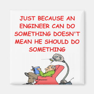 Íman piada da engenharia do engenheiro