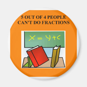 Íman piada da matemática da fração