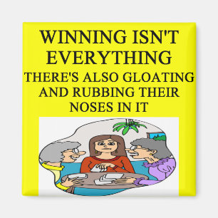 Íman piada de bridge e jogadores de jogos duplicados