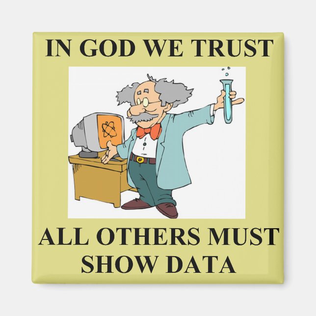 Íman piada de ciência engraçada (Frente)