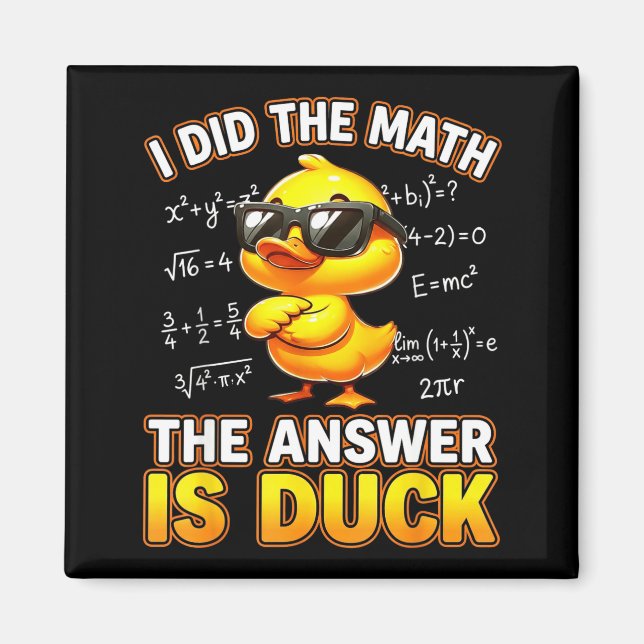 Íman Piada de Matemática Engraçada Fiz a Conta A Respos (Frente)