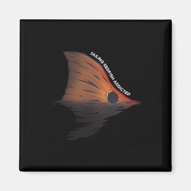 Íman Piada de Pesca de Racta de Cauda Vermelha Redfishi (Frente)